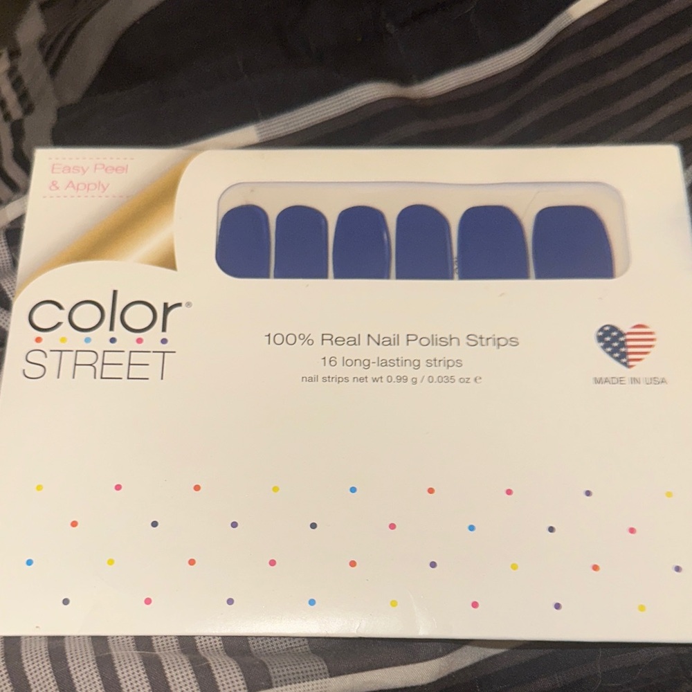 Color Street Royal Blue Nail Strips